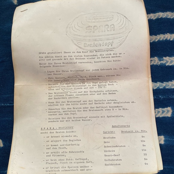 Lot (2) Vintage Spara Bratenkopf Dutch ovens - Picture 5 of 7